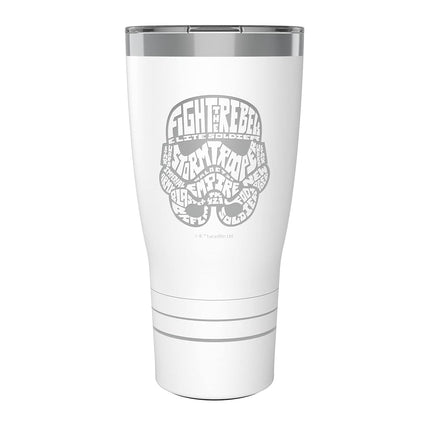 Gobelet isotherme Tervis Star Wars Character Wordle gravé Storm Trooper à triple paroi, 30 oz, Stormtrooper - Blanc glacier
