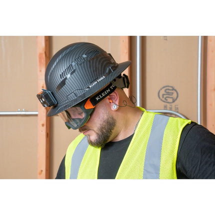 Klein Tools 60479 Safety Goggles, Clear Lens PPE Eye Protection, Anti-Fog, Scratch-Resistant, UV Protection, Adjustable Vents