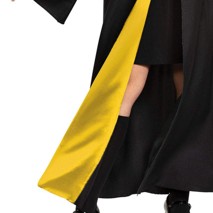 DISGUISE unisex adult Hufflepuff Costume Outerwear, Black & Yellow, Extra Small 14-16 US