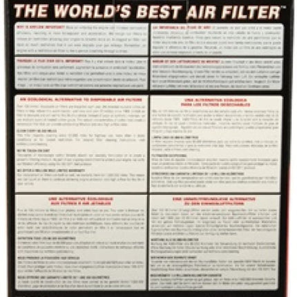 K&N Universal Air Filter - Carbon Fiber Top: High Performance, Premium, Replacement Filter: Flange Diameter: 5 In, Filter Height: 5.625 In, Flange Length: 1 In, Shape: Round Tapered, RP-5113