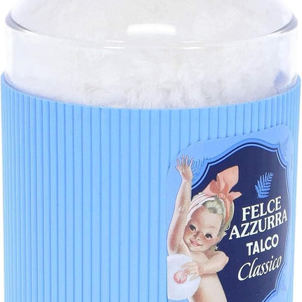 Paglieri Felce Azzurra Talco Classico con Piumino Body Powder Classic Talc with Duvet 250g