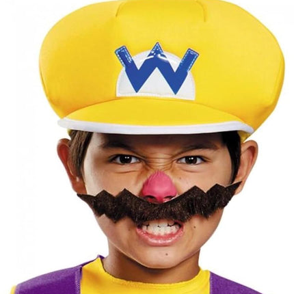 Disguise 98815G Wario Deluxe Super Mario Bros. Disfraz de Nintendo, Grande/10-12, Multicolor, L (10-12)