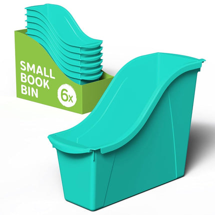 Storex Small Book Bin, Linking Storage Bin, Dry Er