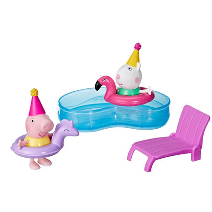 Peppa Pig Peppa’s Pool Party Playset with 2 Figure