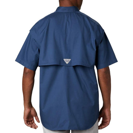 Columbia Men’s PFG Bonehead Short Sleeve Fishing Shirt, 100% Cotton,Carbon,Medium, Carbon, Medium