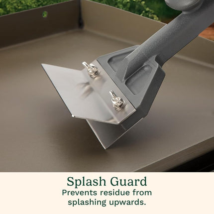Cuisinart Griddle Scraper with 6" Wide Stainless Steel Blade, Easy Grip Handle (CCB-500C)