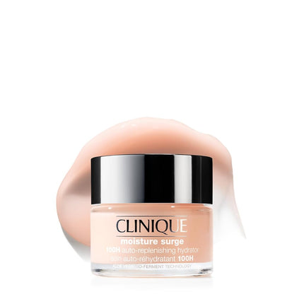 Clinique Moisture Surge 100H Auto-Replenishing Hydrator Oil Free Face Moisturiser With Hyaluronic Acid + Aloe Vera Bioferment For All Skin Types | Hydrating + Moisturising