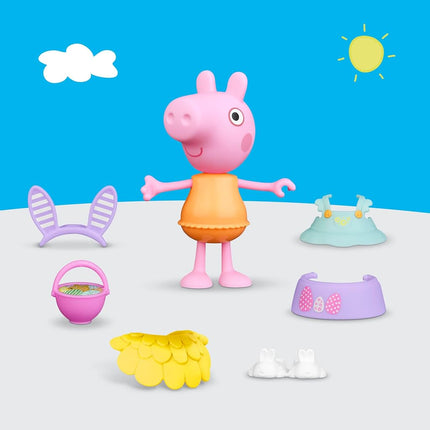 Peppa Pig Springtime Dress-Up Figure with 6 Easy-On Fashion Accessories