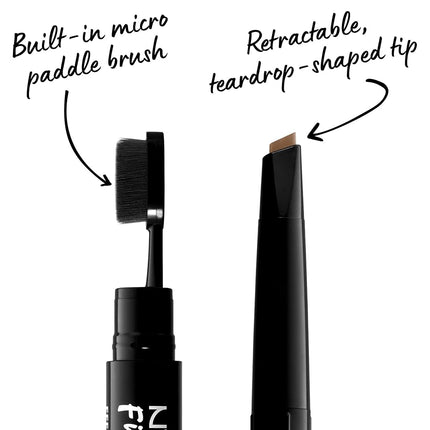 NYX Professional Makeup Fill & Fluff Eyebrow Pomade Pencil - Taupe