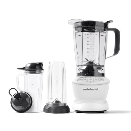 nutribullet® Blender Combo Grand Format 1200W – Blanc Mat