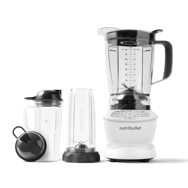 nutribullet® Licuadora de tamaño completo Combo 1200W – Blanco mate