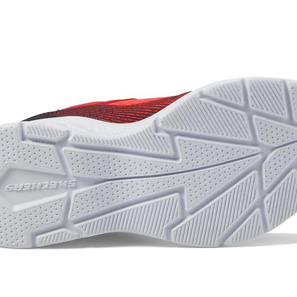 Skechers Boys' Microspec II Zovrix Trainer, Red, 10.5 UK Child