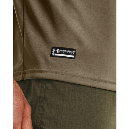 Under Armour Men's Tech Breathable Polo Shirt Comfortable Short Sleeve Loose Fit Sports Shirt, Federal Tan, XS