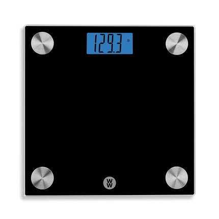 Weight Watchers Scales by Conair Scale for Body Weight, Digital Bathroom Scale in Black