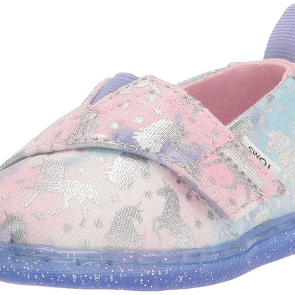 TOMS Women's Silver Iridescent Glimmer Tiny Classi
