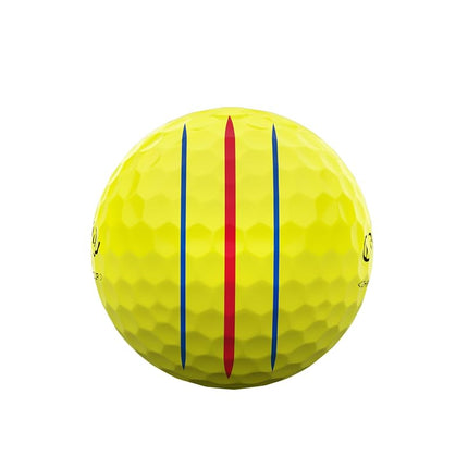 Callaway Golf Chrome Tour Golf Ball, Triple Track, Yellow