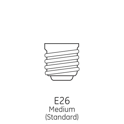 GE Lighting 36566 Clear Finish Light Bulb Dimmable LED Vintage Style ST19 6 (60-Watt Replacement), 560-Lumen Medium Base, 2-Pack, Warm Candle