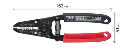 VESSEL Wire Stripper with Screw Cutter 3500E-3
