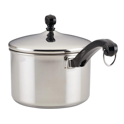 Farberware Classic Stainless Steel 3-Quart Covered Saucepan