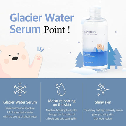 [Mixsoon] Glacier Water Hyaluronic Acid Serum 300 ml