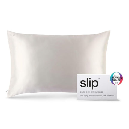 Slip Silk Queen Pillowcase, White | 100% Pure 22 Momme Mulberry Silk