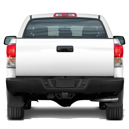 Barra facial del parachoques trasero DNA MOTORING compatible con Toyota Tundra 07-13, sin orificios para sensor de estacionamiento, negra, BUMP-R-TUN07-FB-01-BK