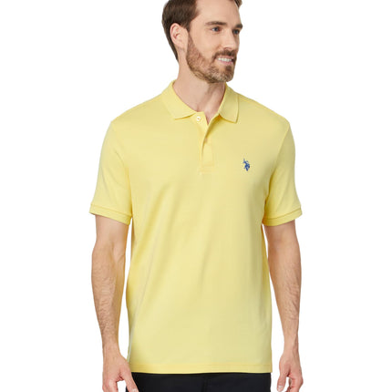U.S. Polo Assn. Men's Solid Interlock Short-Sleeve