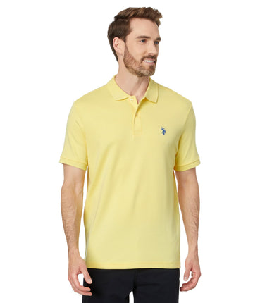 U.S. Polo Assn. Men's Solid Interlock Short-Sleeve