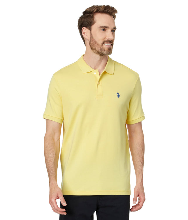 U.S. Polo Assn. Men's Solid Interlock Short-Sleeve