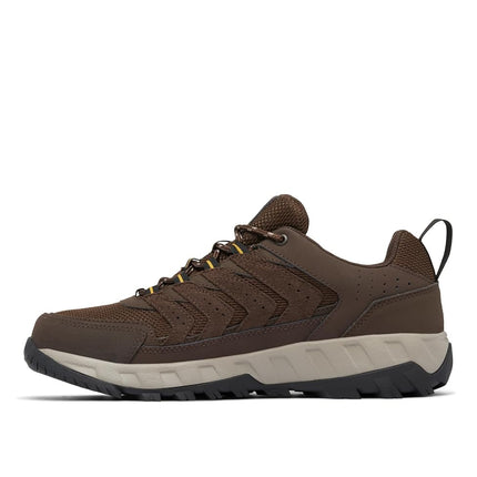 Columbia Strata Trail Low WP Shoes, Lightweight Build, Robust Design, Waterproof Shield, Exceptional Cushioning, High Energy Rebound, Non-Marking Grip - Men's