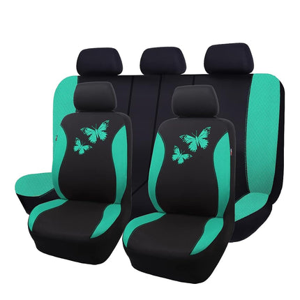 Flying Banner Butterfly car seat Covers ful Set Fa