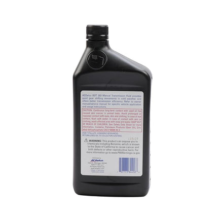 ACDelco 10-4037 70W BOT 303 Modified Low Viscosity Manual Transmission Fluid - 1 qt