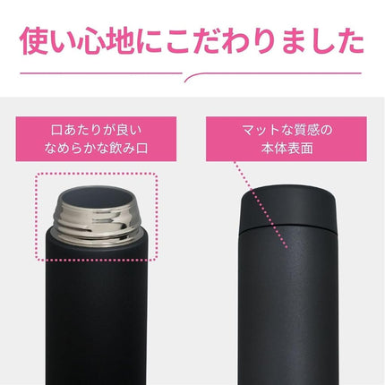 Zojirushi Su-AA48-VM Mahobin Stainless Steel Mug Water Bottle, 16.9 fl oz (480 ml), Screw Type, Dishwasher Safe, Seamless Tub, Only 2 Cleaning Points, ICY Purple