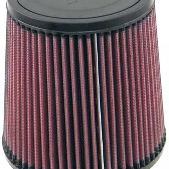 K&N Universal Clamp-On Air Filter: High Performance, Premium, Washable, Replacement Filter: Flange Diameter: 3 In, Filter Height: 6 In, Flange Length: 1.75 In, Shape: Round Tapered, RE-0930