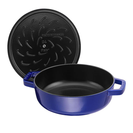 STAUB 40511-476-0 Cast Iron Chistera, Dark Blue, 28 cm