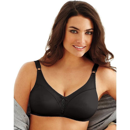 Maidenform DF3820 Women's Double Support Wire-Free Bra, Black (Noir Xbk), 38DD (Manufacturer Size: 85E)