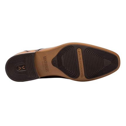 Chaussures richelieu à lacets pour hommes Stacy Adams Bryant Cap Toe, Tan, 9, Tan, 9