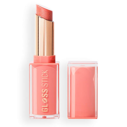 Revolution Pout Lip Gloss Stick Shimmer Peach Sorb