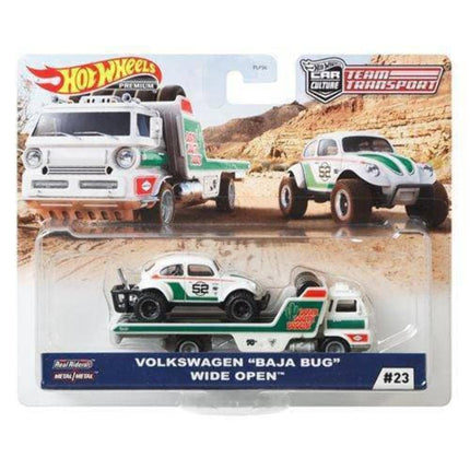 Hot Wheels 2020 TEAM TRANSPORT CAISSE J VOLKSWAGEN BAJA BUG WIDE OPEN CAR CULTURE