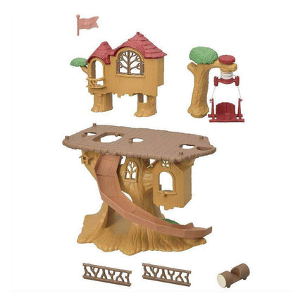 Sylvanian Families Adventure Tree House Collectible Playset for Ages 3+
