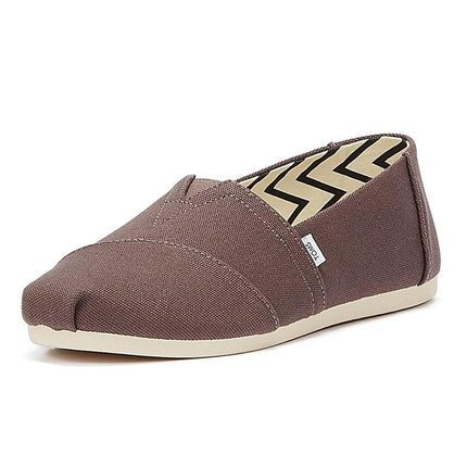 TOMS Women's Loafer Flat, Espadrille, Ash Recycled