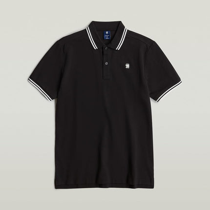 G-STAR Men's Dunda Overdyed Slim Polo, Black (dk black D11595-5864-6484), S