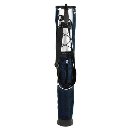 Orlimar Pitch 'n Putt Golf Lightweight Stand Carry Bag, Midnight Blue Par 3 Small Executive Golf Club Bag for a Few Clubs Range Men & Women with 2 Way Divider Top 1 Pocket Shoulder Strap Carry Handle