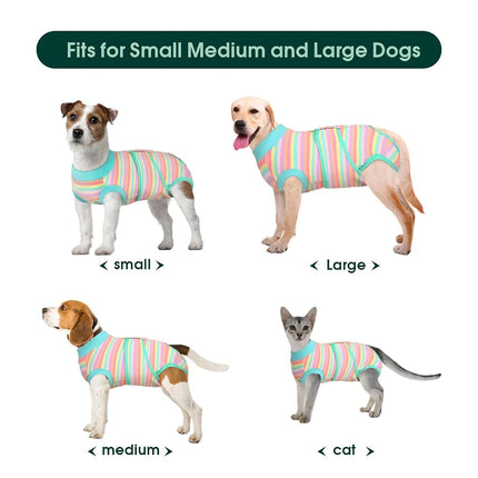 Kuoser Recovery Suit for Dogs Cats, Soft Dog Surgery Suit Female Male Spay