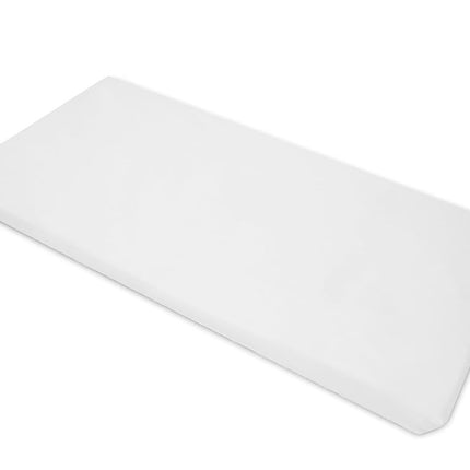 Drap de matelas de garderie 100 % percale de coton avec élastiques aux coins American Baby Company, blanc, 24 x 48 x 4, pour garçons et filles