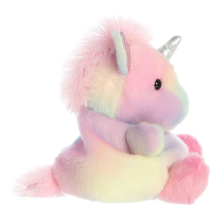 Aurora Adorable Palm Pals Sorbet Unicorn Stuffed Animal - Pocket-Sized Play - Collectable Fun - Rainbow 5 Inches
