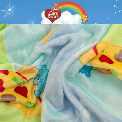 Franco Collectibles Care Bears Food Snacks Bedding Super Soft Cozy Plush Throw, 46 in x 60 in, (Officially Licensed Product)