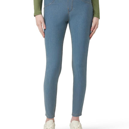 HUE Women's Essential Denim Leggings, Stone Acid W