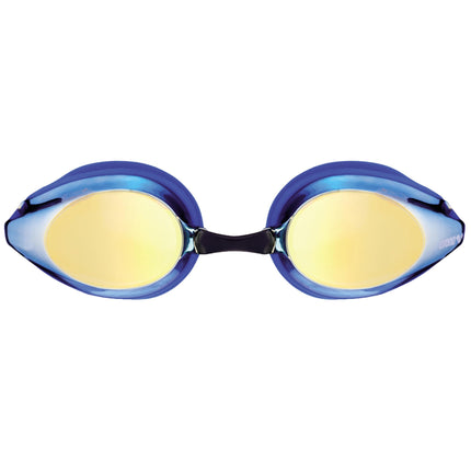 ARENA Unisex Kids Racing Goggles Tracks Mirror Junior Blue Copper One Size