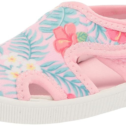 Hudson Baby Unisex Baby Sandal and Water Shoe, Hawaiian Print, 5 US Infant